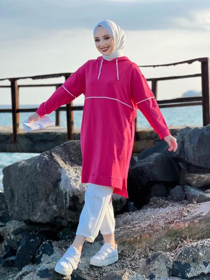 GOPA PEMBE 2 İPLİK SWEAT